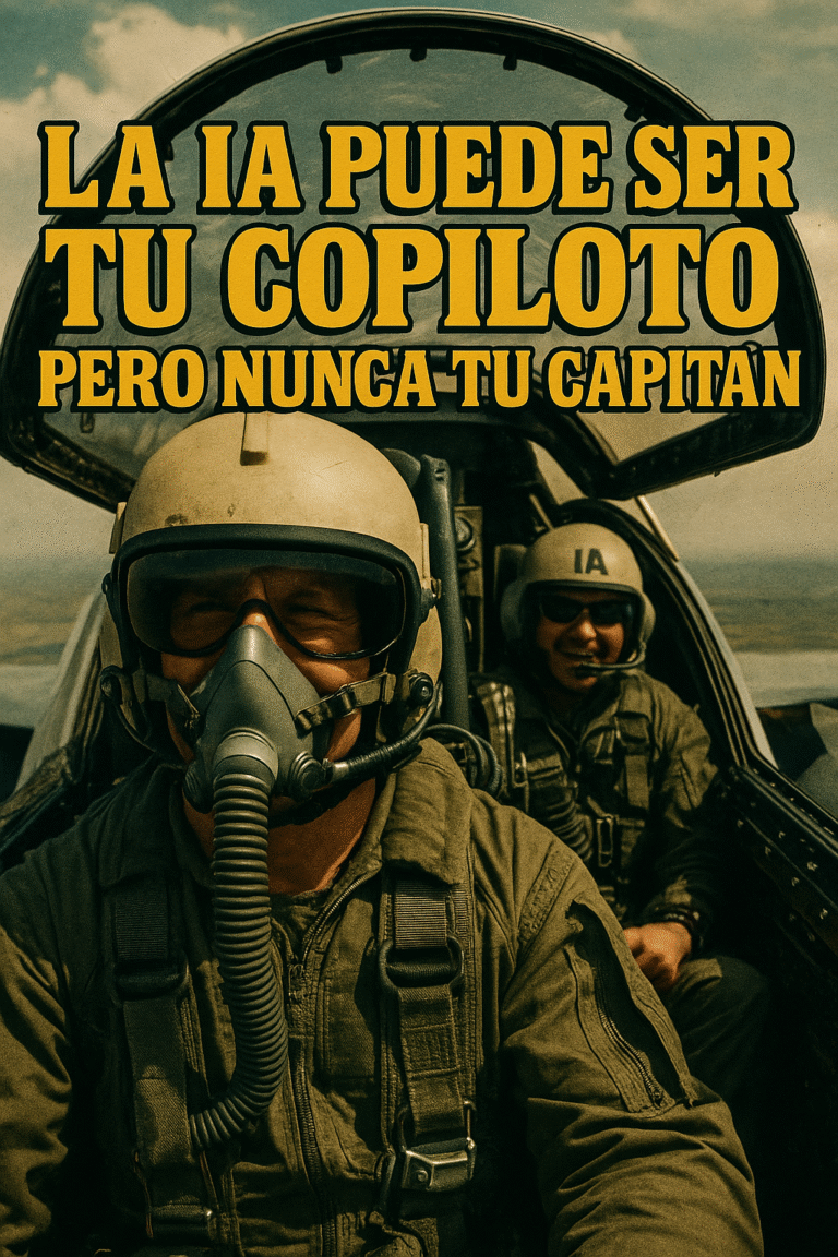 La IA puede ser tu copiloto, pero nunca tu capitán
